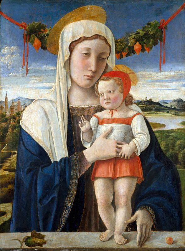 35 Madonna and Child - Giovanni Bellini 1470 - Robert Lehman Collection New York Metropolitan Museum Of Art